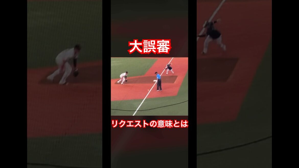 世紀の大誤審。これがファウル？ #巨人 #ヤクルト #誤審 #shorts