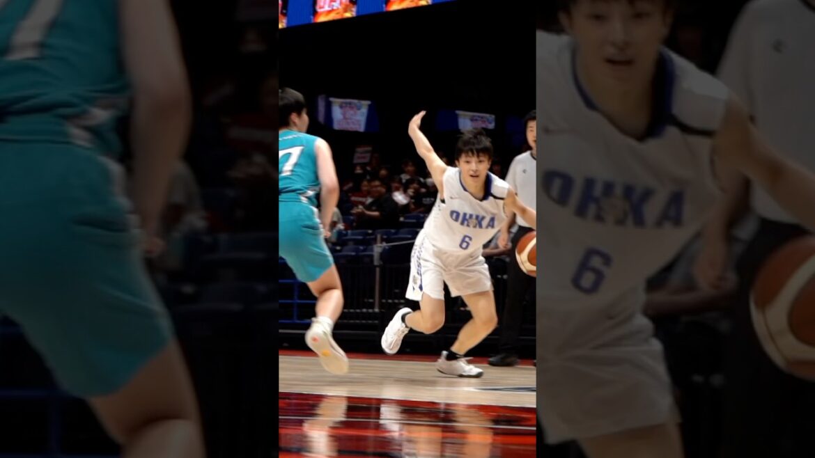 【試合を決めたクロスオーバー】勝利に導くゲームハイ21得点をあげた #6 竹内 みや（桜花学園2年｜161cm）