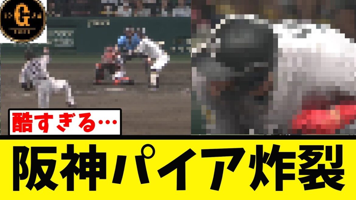 【G党激怒】阪神パイア大暴れする…ｗ