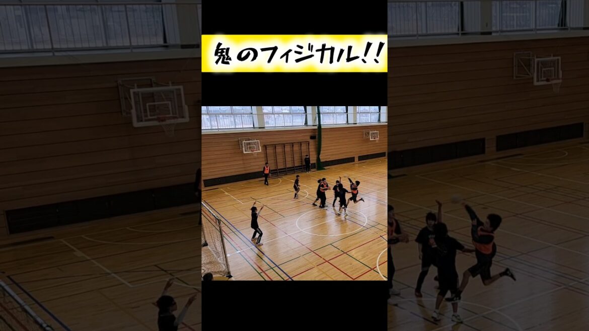 鬼のフィジカル！！#ハンドボール #ハンドボール部 #handball #スーパープレイ #Joseph蓮池 #shorts