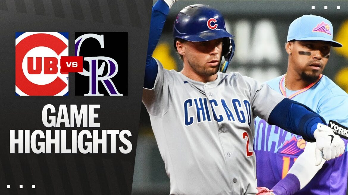 Cubs vs. Rockies Game Highlights (8/29/25) | MLB Highlights