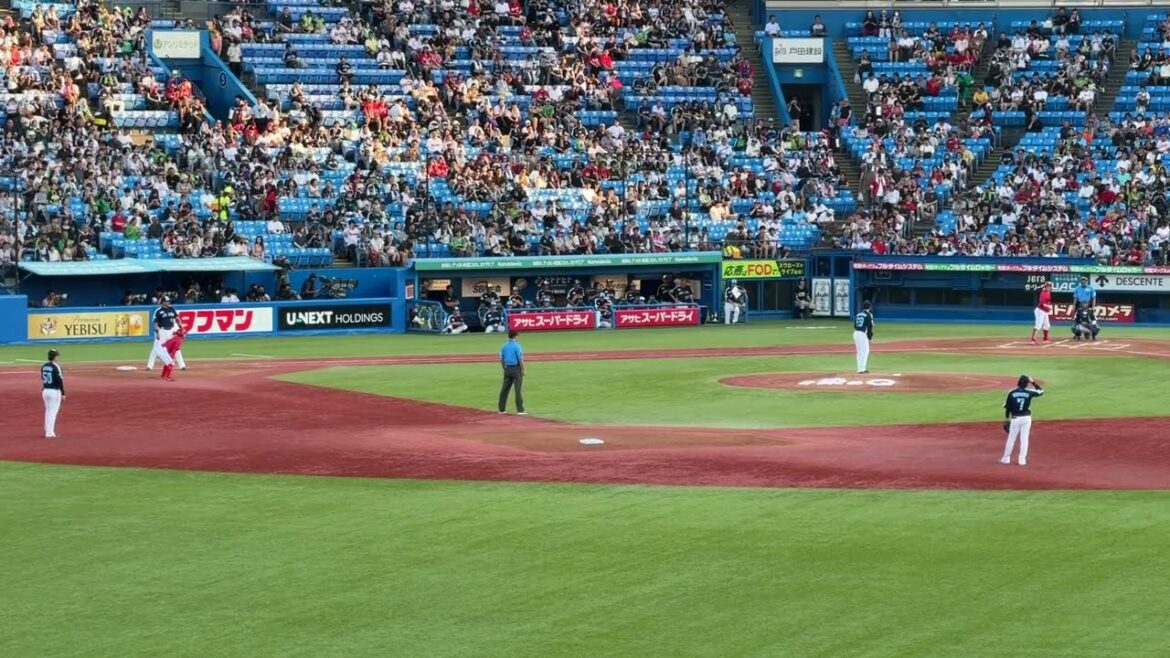 【完璧送球で盗塁阻止】古賀優大選手 東京ヤクルトスワローズ