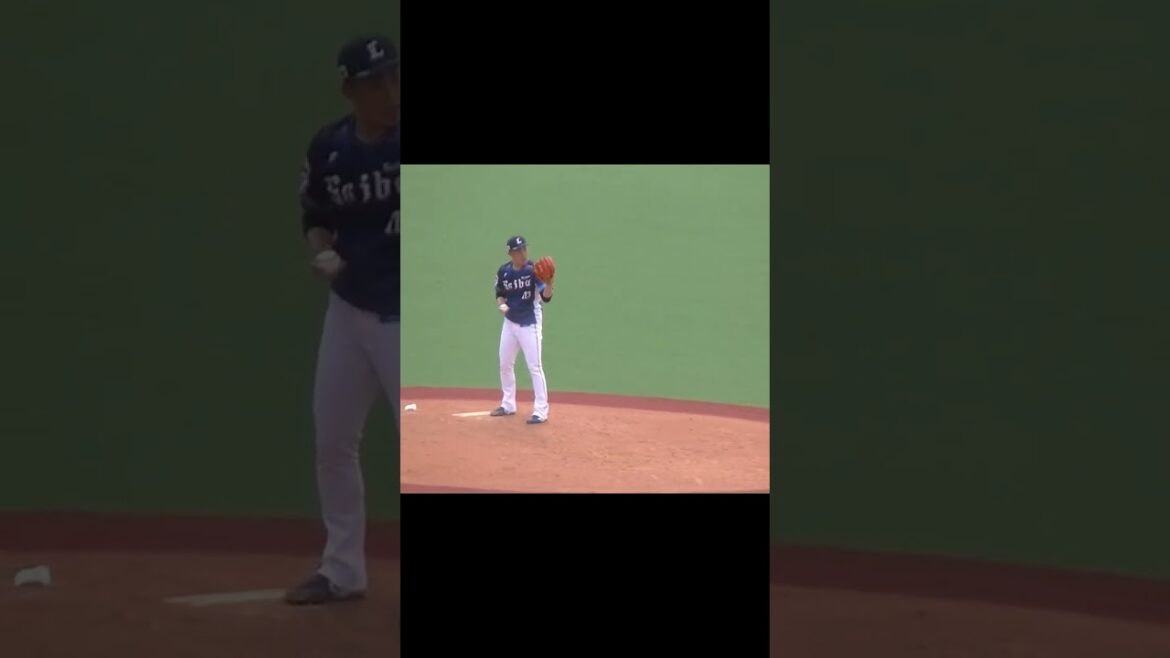 ライオンズ伊藤翔ピッチングフォーム＜2軍・ヤクルトスワローズ対 西武ライオンズ  2024年5月26日＞