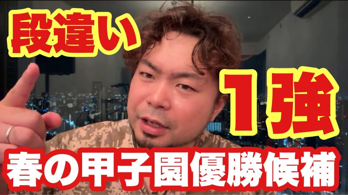 【高校野球】段違いの1強❗️レベチ。春の甲子園優勝候補を発表❗️ 【高校野球】段違いの1強❗️レベチ。春の甲子園優勝候補を発表❗️