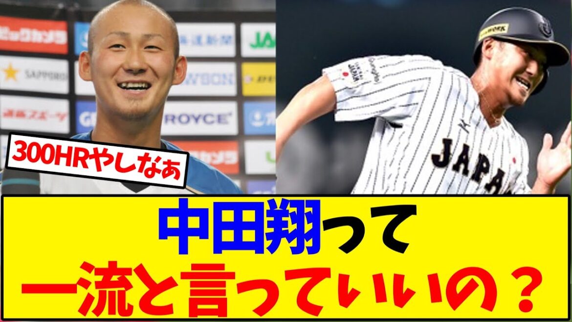【懐かしの野球】中田翔って一流と言っていいの？【反応集】