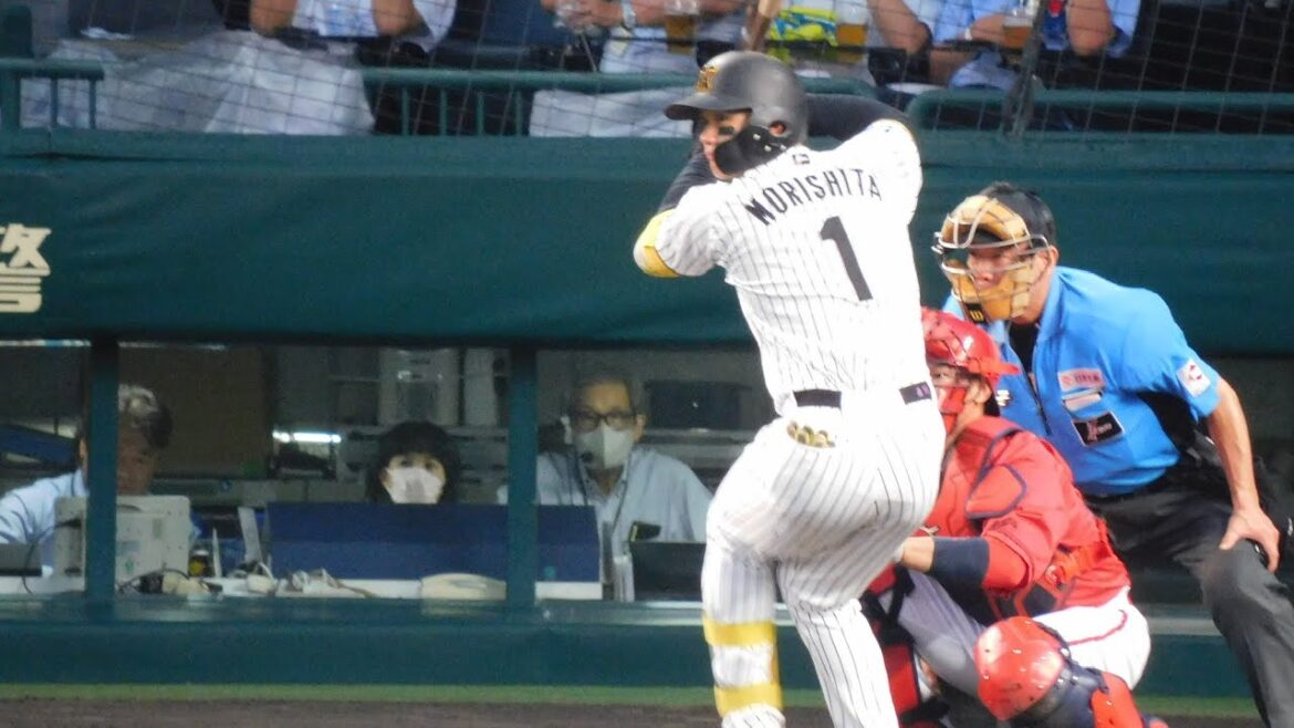 【速攻】今月好調 森下翔太 初回失点をチャラにする同点タイムリー