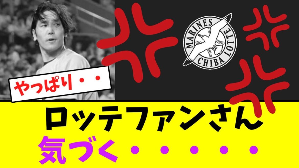ロッテファンさん、あることに気づく・・・【なんJなんG】【2ch5ch】