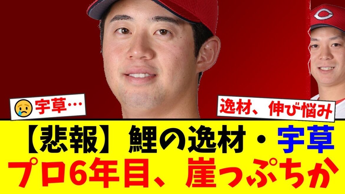 【悲報】広島の逸材・宇草孔基、プロ6年目で一軍出場ゼロ…二軍でも打率.213と大不振。昨季の輝きはどこへ?ファンから「このまま終わるのか」と心配の声が殺到【プロ野球ファンの反応】 【悲報】広島の逸材・宇草孔基、プロ6年目で一軍出場ゼロ…二軍でも打率.213と大不振。昨季の輝きはどこへ?ファンから「このまま終わるのか」と心配の声が殺到【プロ野球ファンの反応】