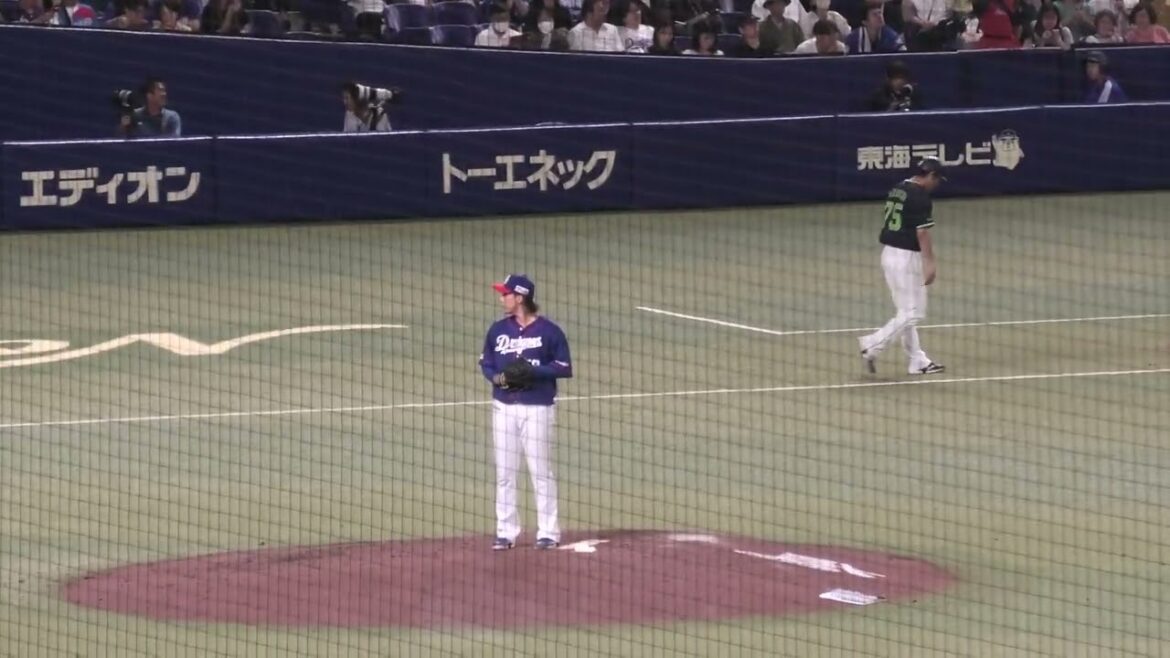 中日ドラゴンズ 齋藤綱記投手 投球練習 2025/8/26 バンテリンドーム