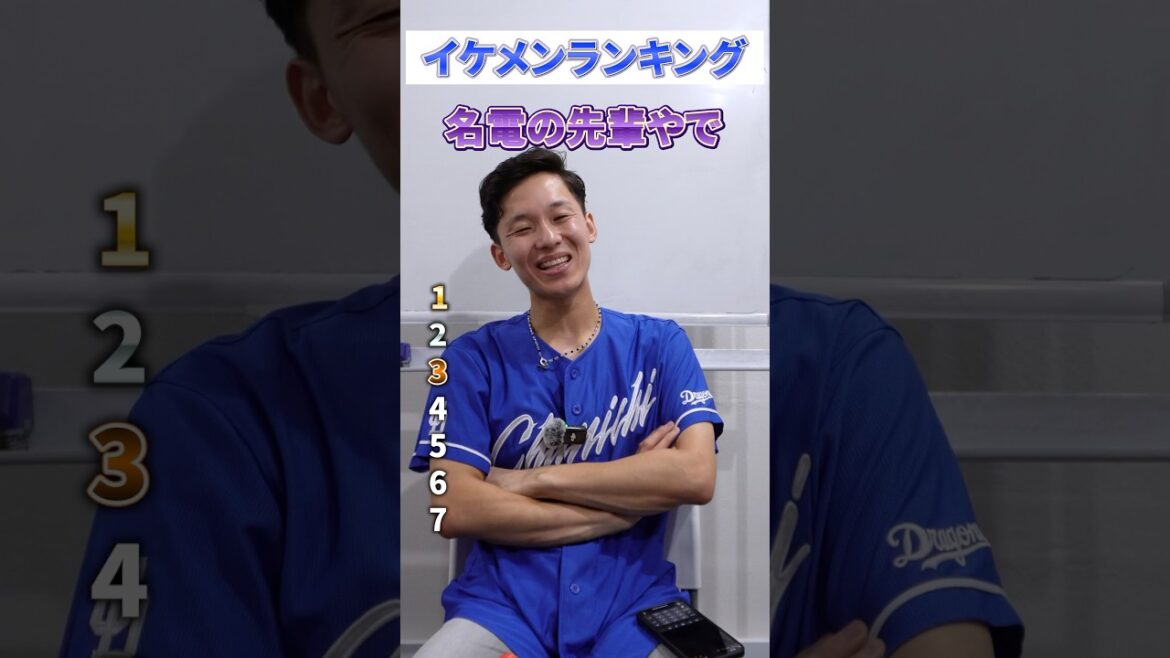 中日で１番のイケメンは誰た！？ドラゴンズイケメンランキングが激ムズすぎたw#dragons #中日ドラゴンズ #ドラゴンズ #shorts
