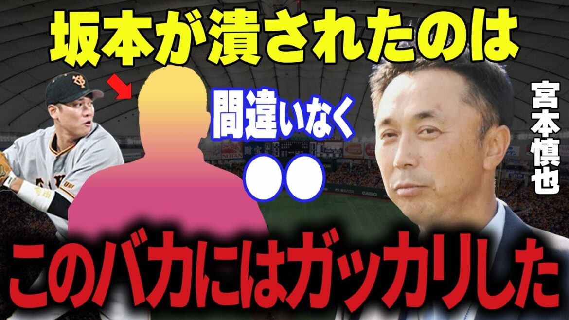 【プロ野球】宮本慎也「坂本は衰えではない、間違いなく●●に潰された」→ファンや関係者が指摘する坂本勇人の不振に繋がったとされる理由がヤバすぎる 【プロ野球】宮本慎也「坂本は衰えではない、間違いなく●●に潰された」→ファンや関係者が指摘する坂本勇人の不振に繋がったとされる理由がヤバすぎる