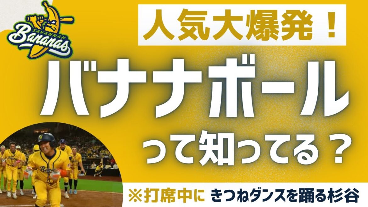 杉谷拳士を現役復帰させた「エンタメに振り切った野球」バナナボールとは？ぶっ飛んだ×意外と奥深いルール解説