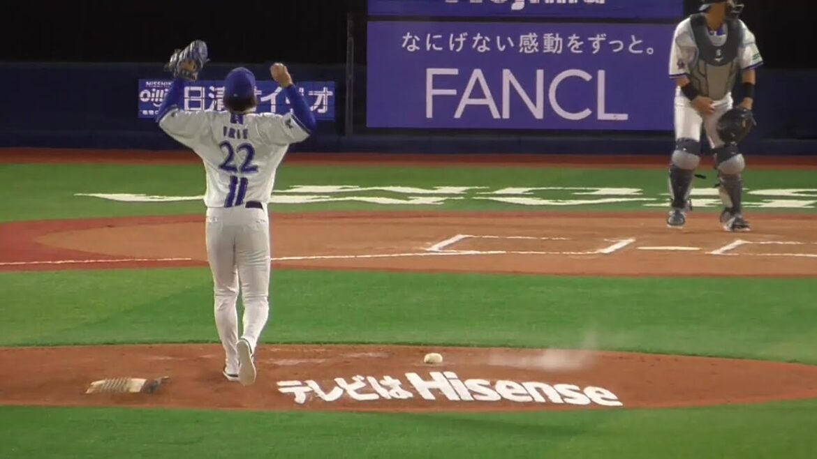 2025年7月11日 巨人戦・入江 大生 投手の準備投球（ボールデッド中）