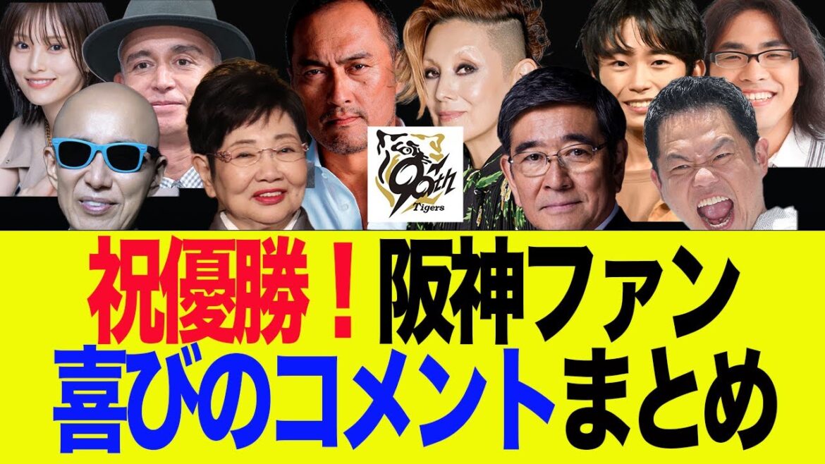 【阪神】【祝優勝】阪神ファン達のコメント集　　　 阪神ファンの反応集