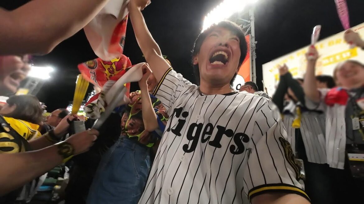 2025/9/6 阪神優勝マジック1になる瞬間の甲子園ライトスタンド 2025/9/6 阪神優勝マジック1になる瞬間の甲子園ライトスタンド