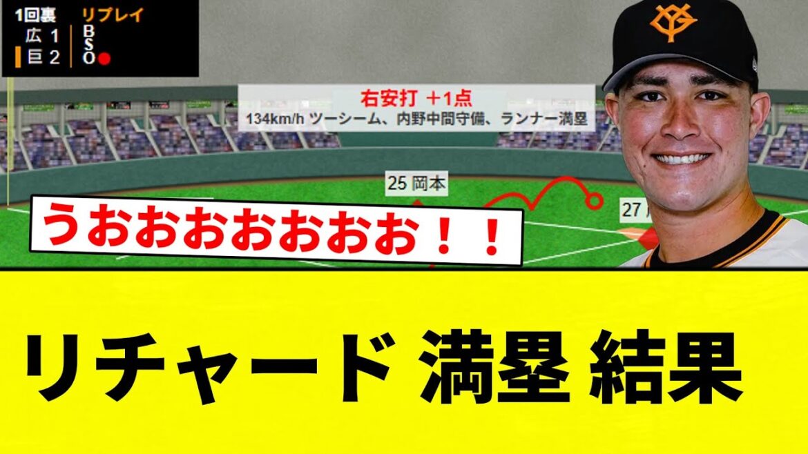 【グラスラきたああああああ！！】リチャード 満塁 結果【プロ野球反応集】【2chスレ】【なんG】