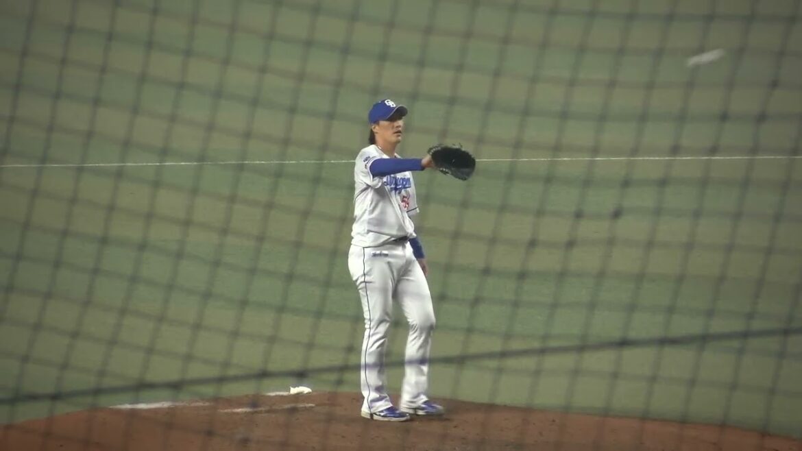 中日ドラゴンズ 齋藤綱記投手 投球練習 2025/8/7 バンテリンドーム