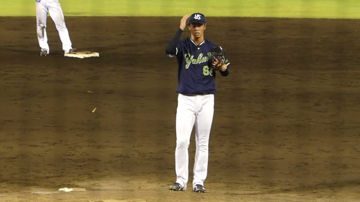 2025年9月9日 イースタンリーグ 東京ヤクルト・丸山 翔大 投手の準備投球（イニング中外）