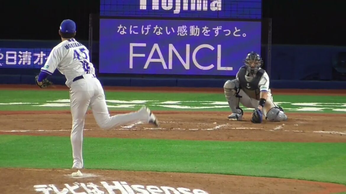 2025年9月5日 東京ヤクルト戦・ 森原 康平 投手の準備投球（イニング中外）