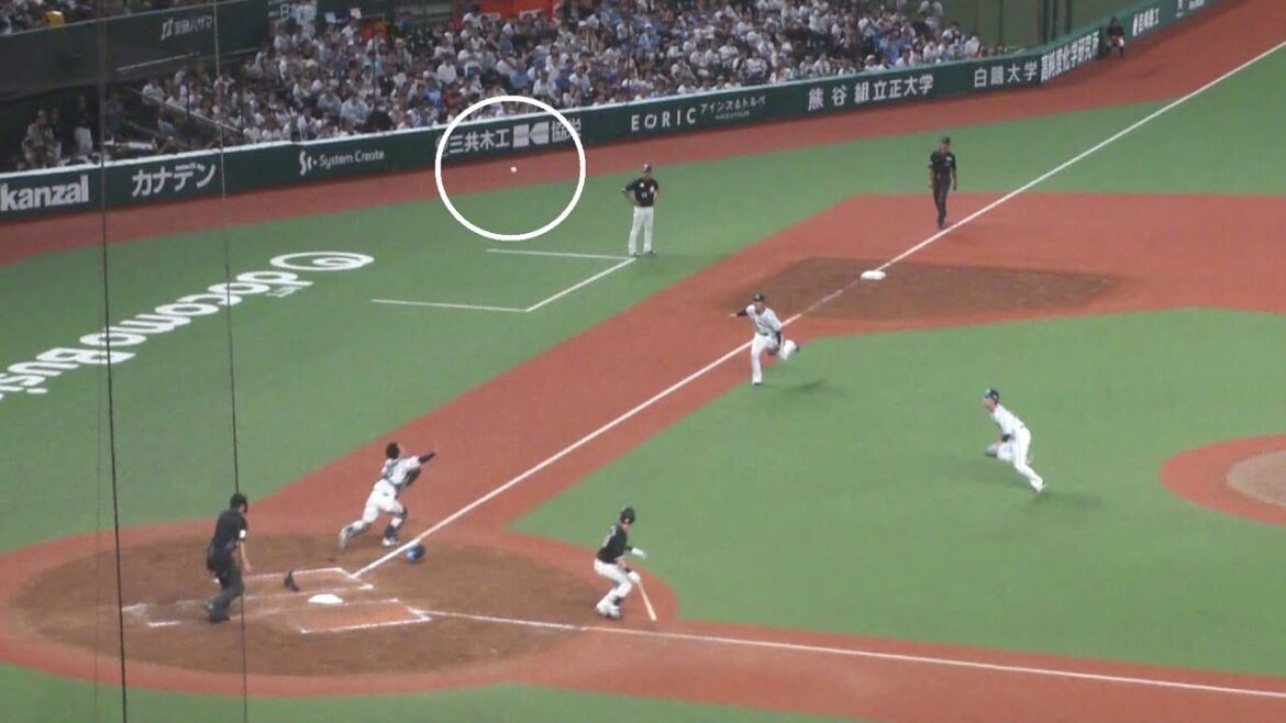 西武 古市尊 ナイスプレーでダブルプレー 髙部瑛斗は送りバント失敗　西武 vs ロッテ　2025年9月7日(日)　ベルーナドーム