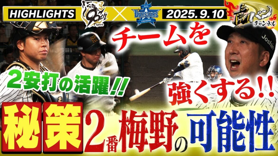 【9月10日 阪神-DeNA ハイライト】見据えるその先へ…さらにチームを強くする！！阪神タイガース密着！応援番組「虎バン」ABCテレビ公式チャンネル