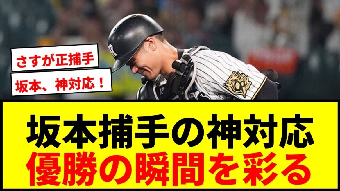 【阪神優勝】坂本誠志郎捕手の“粋な行動”に虎党が感動「トレンドになるわ」 【阪神優勝】坂本誠志郎捕手の“粋な行動”に虎党が感動「トレンドになるわ」