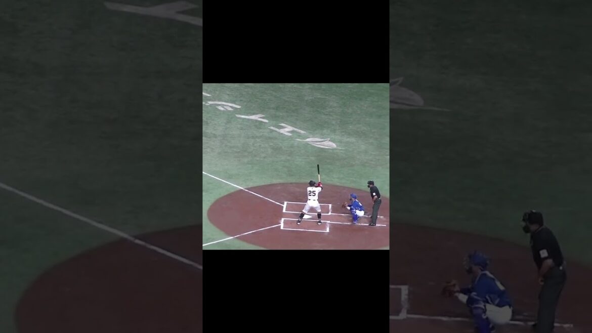 岡本和真を絶妙なインコースで見逃し三振にとる柳裕也【読売ジャイアンツ対 中日ドラゴンズ2024年4月25日】