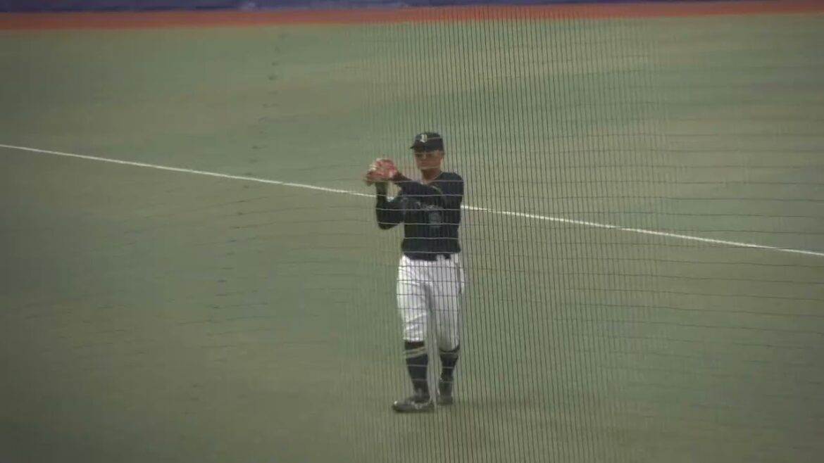 オリックスバファローズ 野口智哉選手が田島光祐選手・元謙太選手とイニング間キャッチボール 2025/8/7 バンテリンドーム