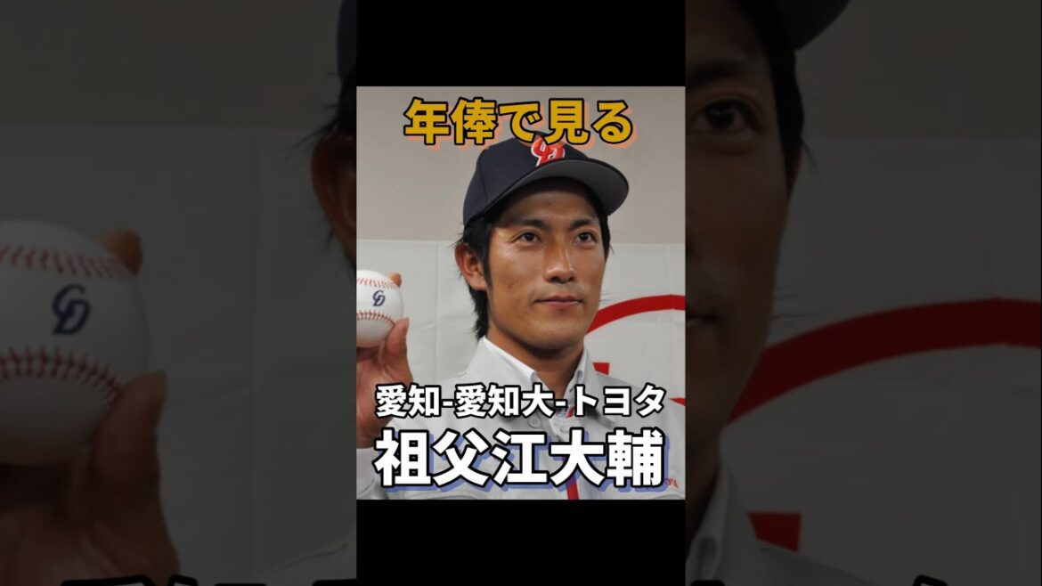 年俸で見る祖父江大輔#中日ドラゴンズ #プロ野球 #年俸