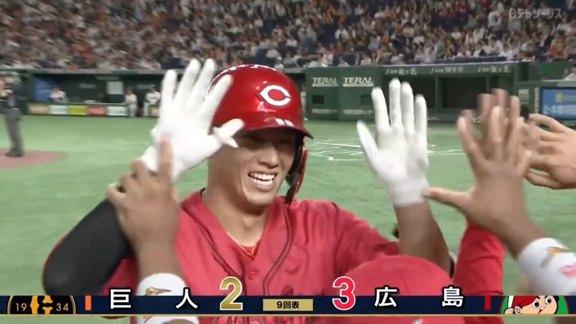 【試合を決める一発】広島・中村奨成 今季第7号勝ち越しソロHR！