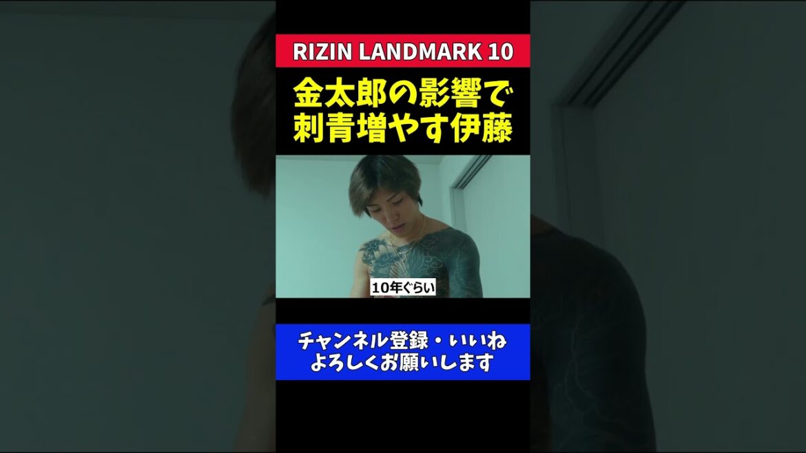 伊藤裕樹 金太郎の影響で刺青追加した理由!【RIZIN LANDMARK 10】 伊藤裕樹 金太郎の影響で刺青追加した理由!【RIZIN LANDMARK 10】