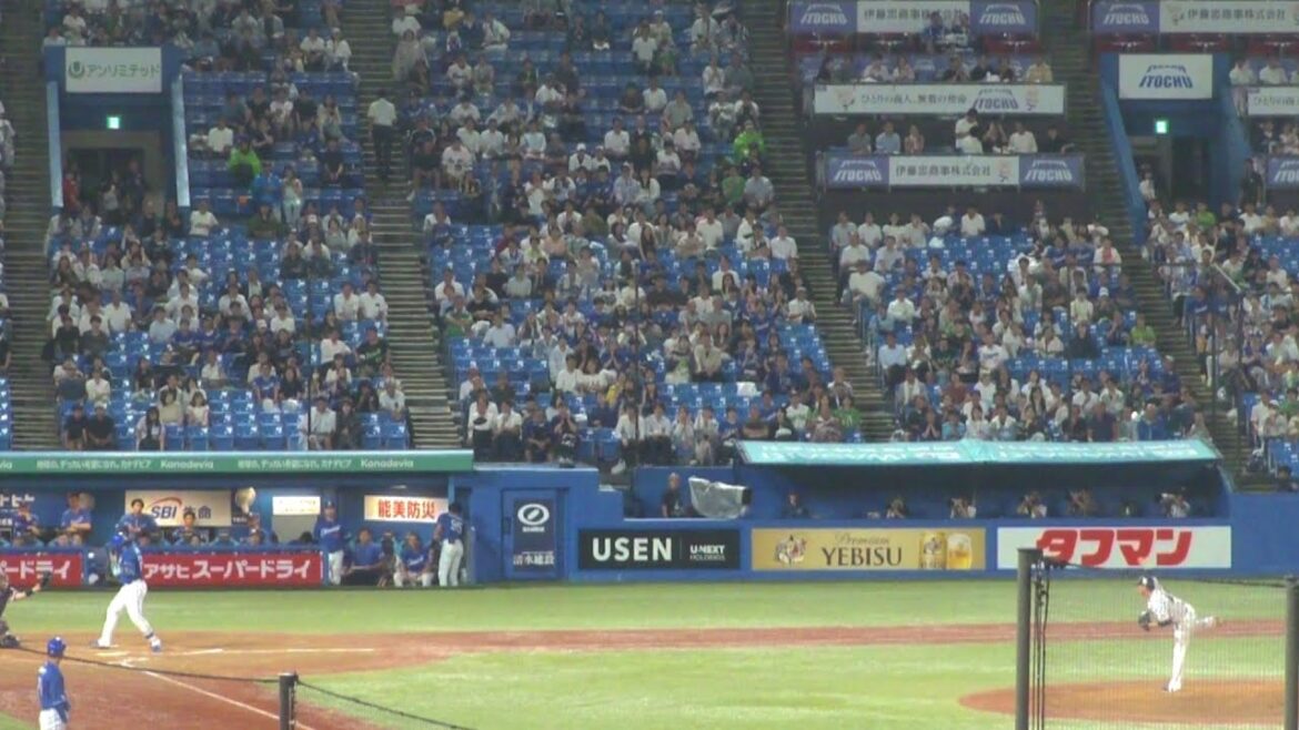 中日 チェイビス デッドボール　ヤクルト vs 中日　2025年9月11日(木)　神宮球場