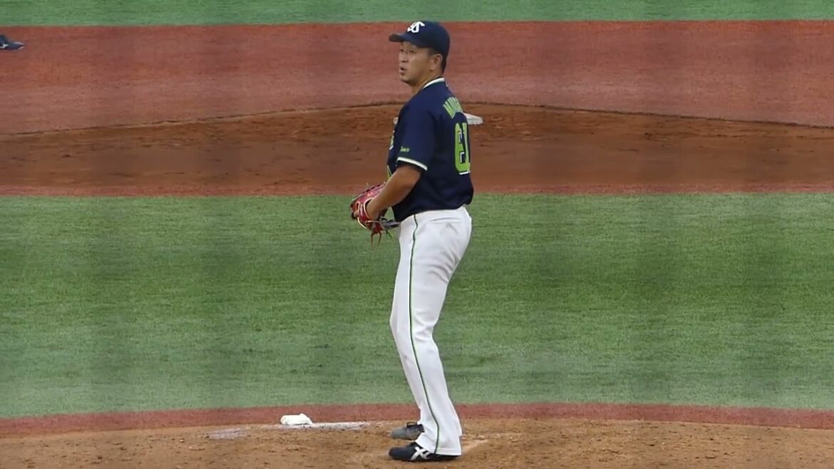 2025年9月11日 イースタンリーグ 東京ヤクルト・ 宮川 哲 投手の準備投球(イニング中外)