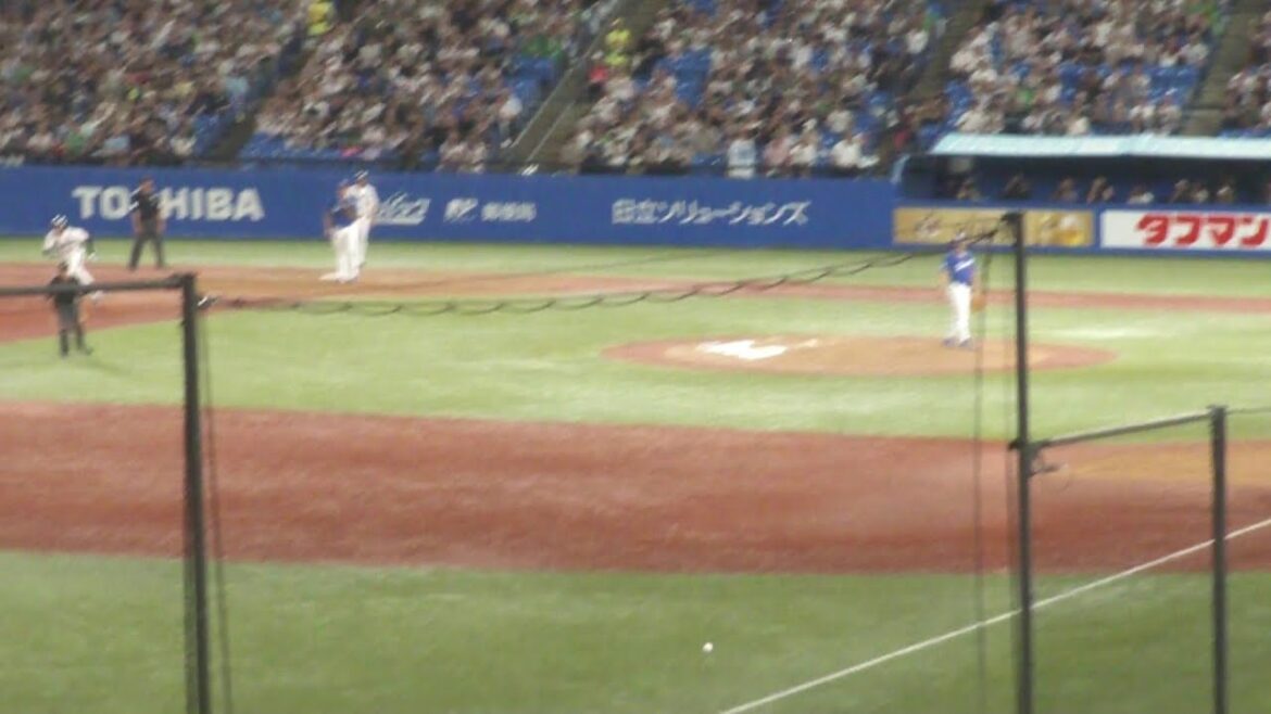 ヤクルト 古賀優大 ツーベースヒット　ヤクルト vs 中日　2025年9月10日(水)　神宮球場