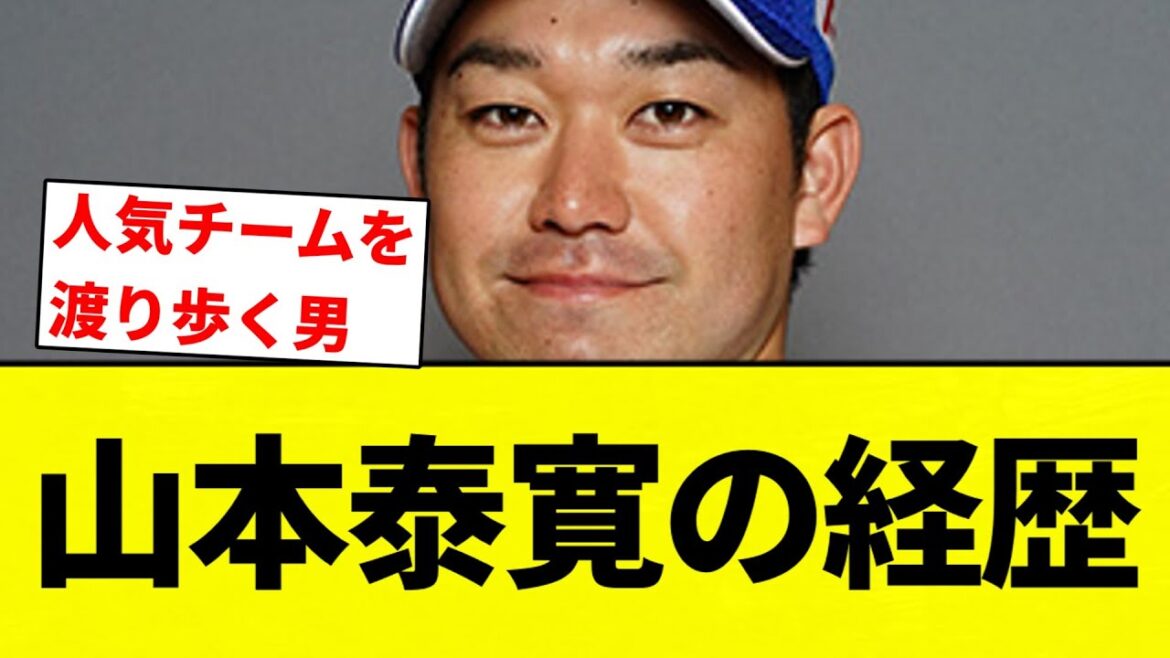 【仕事に困らない男】山本泰寛の経歴wwwwwwww【プロ野球反応集】【2chスレ】【なんG】