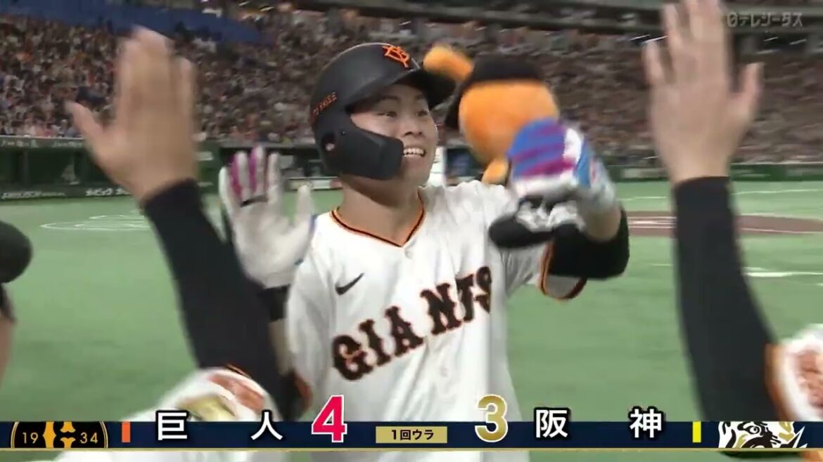 【逆転満塁弾】中山礼都 プロ初のグランドスラム!!【ライトスタンドへ】