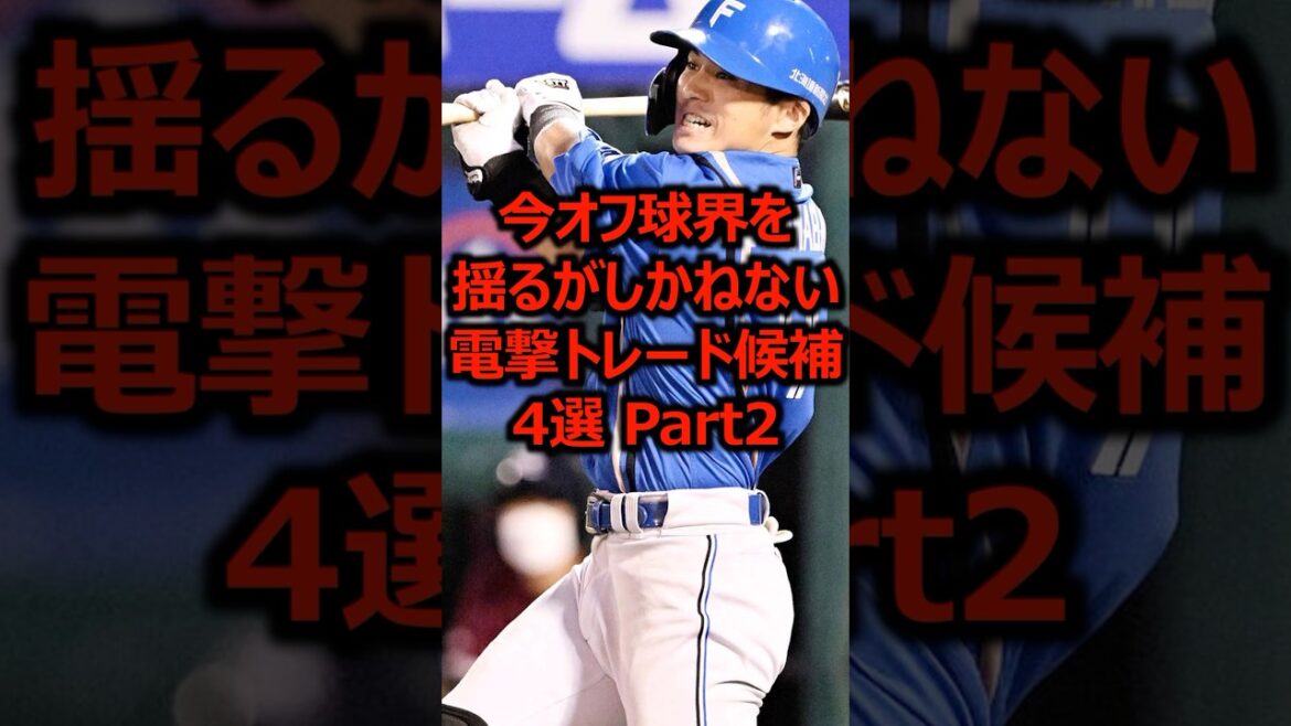 今オフ球界を揺るがしかねない電撃トレード候補4選 Part2 #プロ野球 #北海道日本ハムファイターズ #上川畑大悟