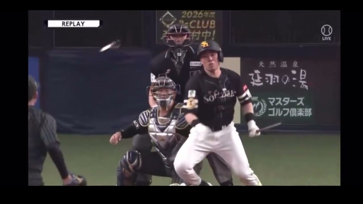 2025年9月14日オリックス対ソフトバンク戦での曽谷投手の胸部へ折れたバットが直撃した件