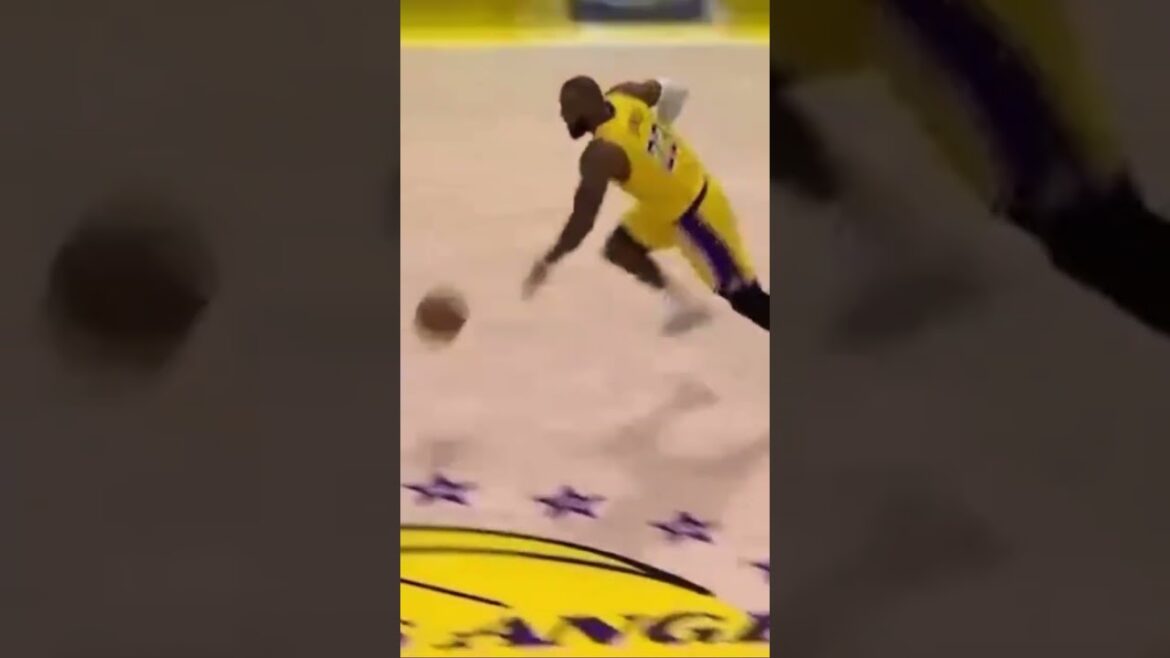 LeBron blindsides Anthony Edwards🤚🏾#NBA#LeBron