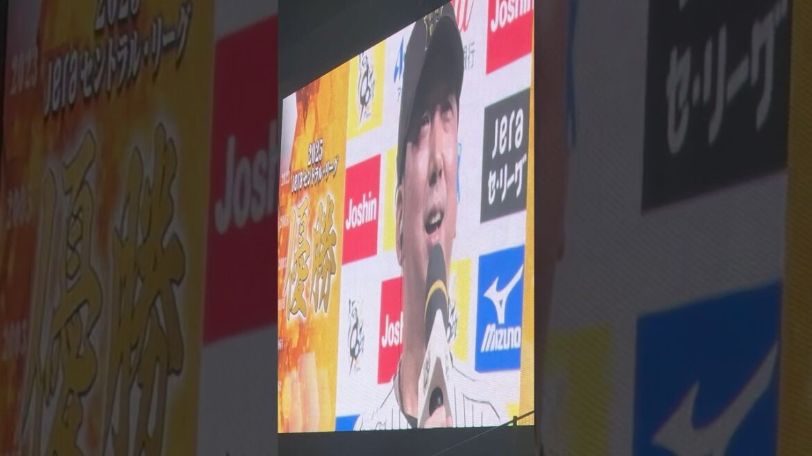【NPB史上最短優勝】藤川監督 ファンに優勝報告