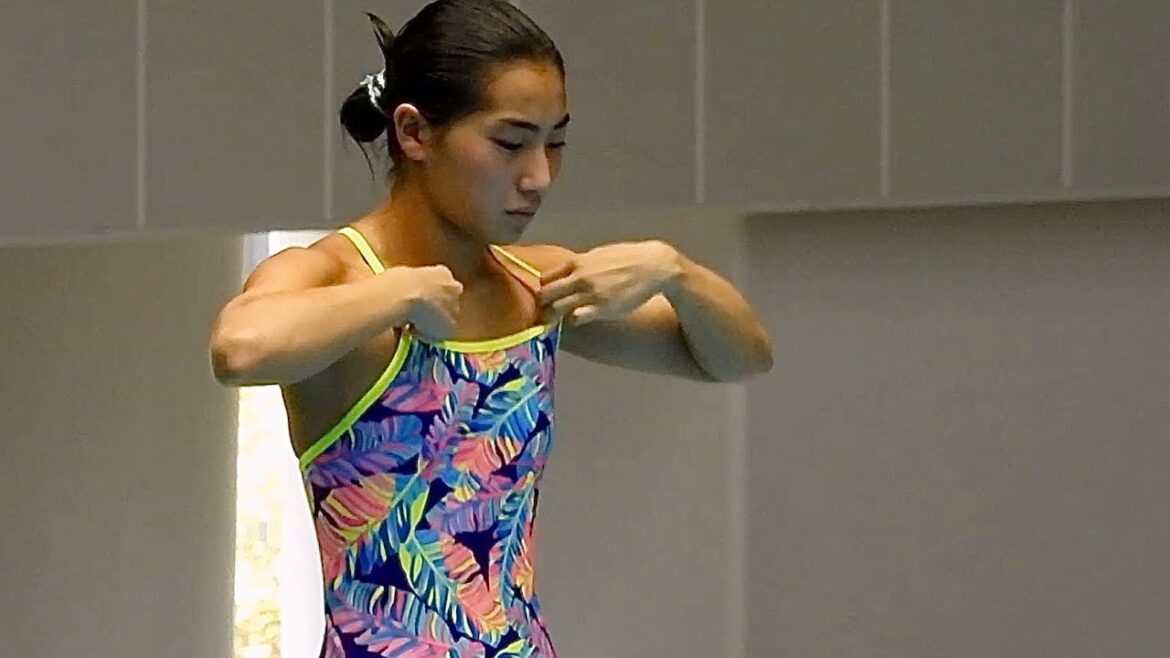 唐渡友唯選手1m板飛込決勝’25 第101回日本選手権水泳競技大会飛込競技