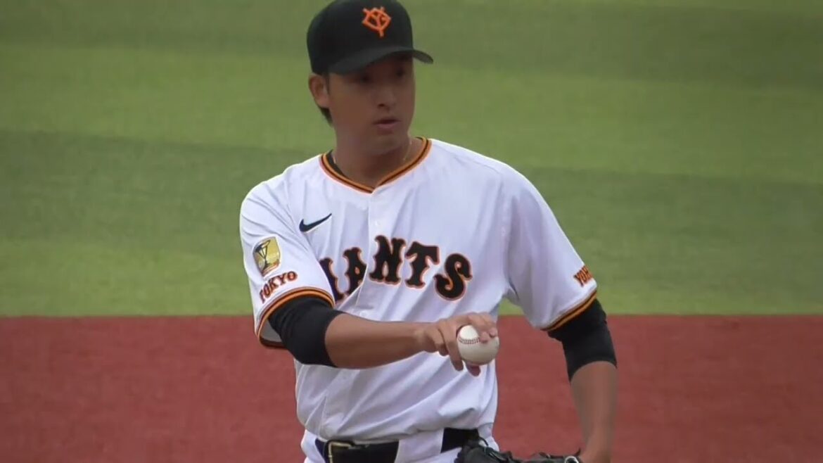 2025年9月13日 イースタンリーグ 巨人・ 堀田 賢慎 投手の準備投球(イニング中外)