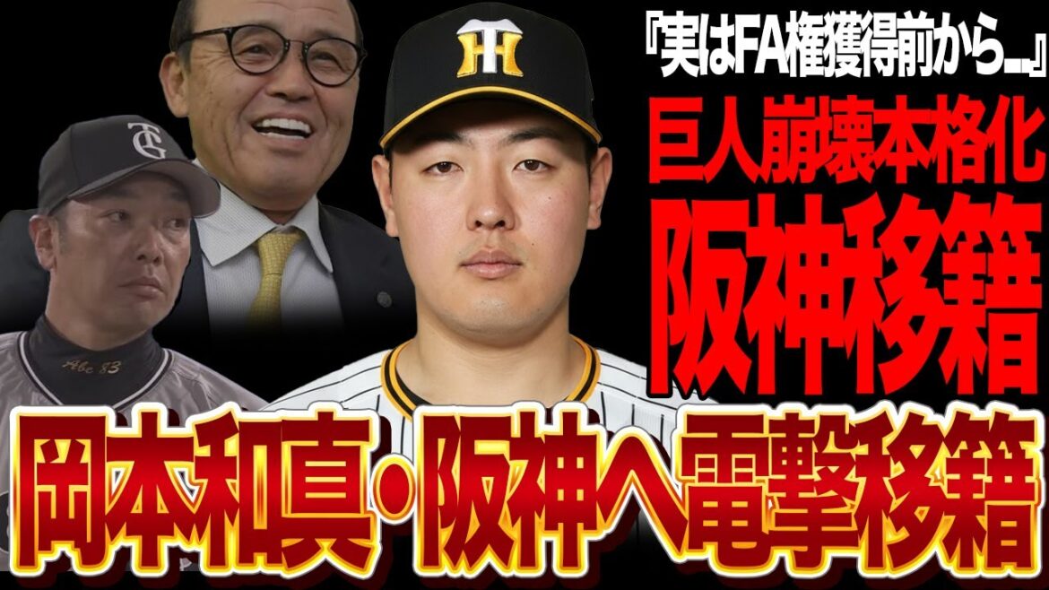 岡本和真がFA権行使で宿敵阪神へ電撃移籍！「未練はない...」炎上覚悟で漏らした本音に巨人ファン絶望...永遠のライバルに寝返ったスラッガーの裏切りが球界に大波紋...【プロ野球/NPB】