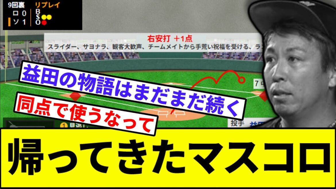 【益田の夢は!!!終わらねェ!!!!】帰ってきた益田直也【なんJ反応】【なんG反応】【プロ野球反応集】【2chスレ】【5chスレ】【ソフトバンク】【ハム】【オリックス】【ロッテ】【楽天】【西武】 【益田の夢は!!!終わらねェ!!!!】帰ってきた益田直也【なんJ反応】【なんG反応】【プロ野球反応集】【2chスレ】【5chスレ】【ソフトバンク】【ハム】【オリックス】【ロッテ】【楽天】【西武】