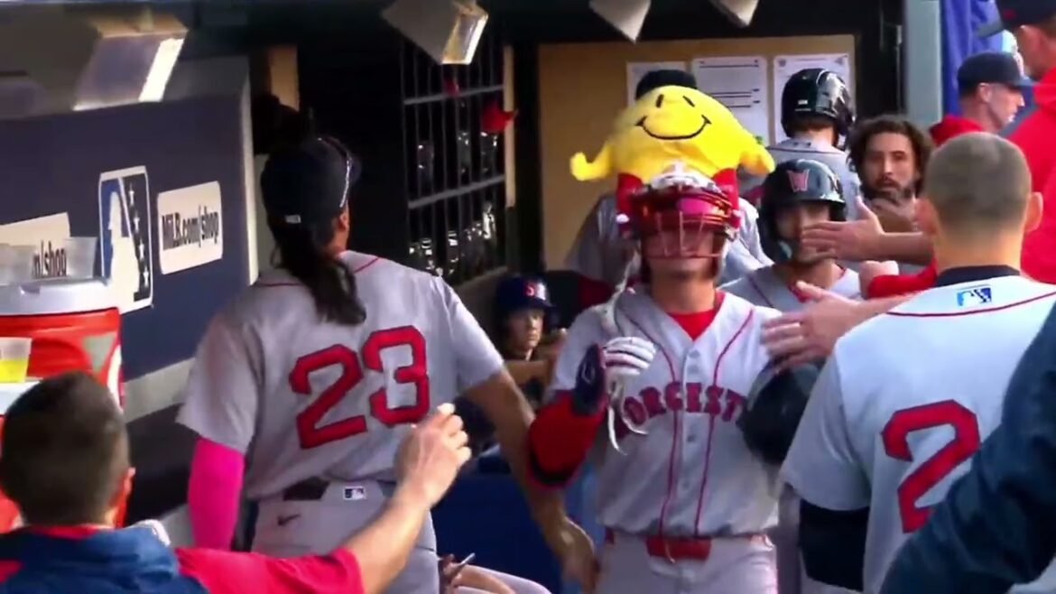 レッドソックスの有望株、マイキー・ロメロ選手がウースター・レッドソックスで3打数4安打、ホームラン2本！