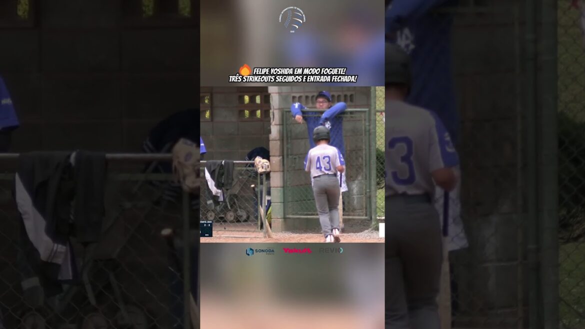Felipe YOSHIDA's INSANE 3 Strikeouts in a Row!