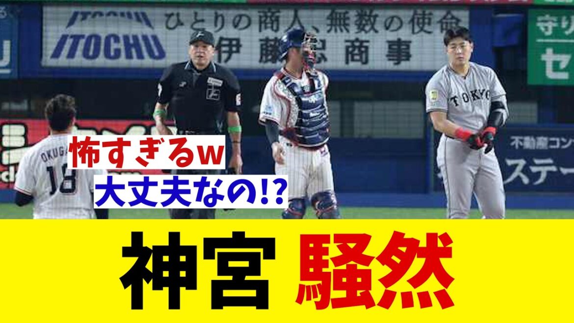 岡本の激怒に神宮騒然・・・【野球情報】【2ch 5ch】【なんJ なんG反応】【野球スレ】