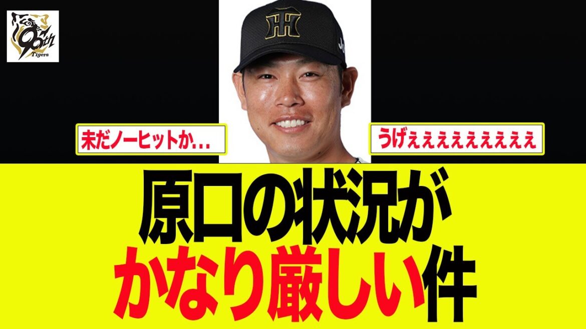 【阪神】原口の状況がかなり厳しい件   阪神ファンの反応集