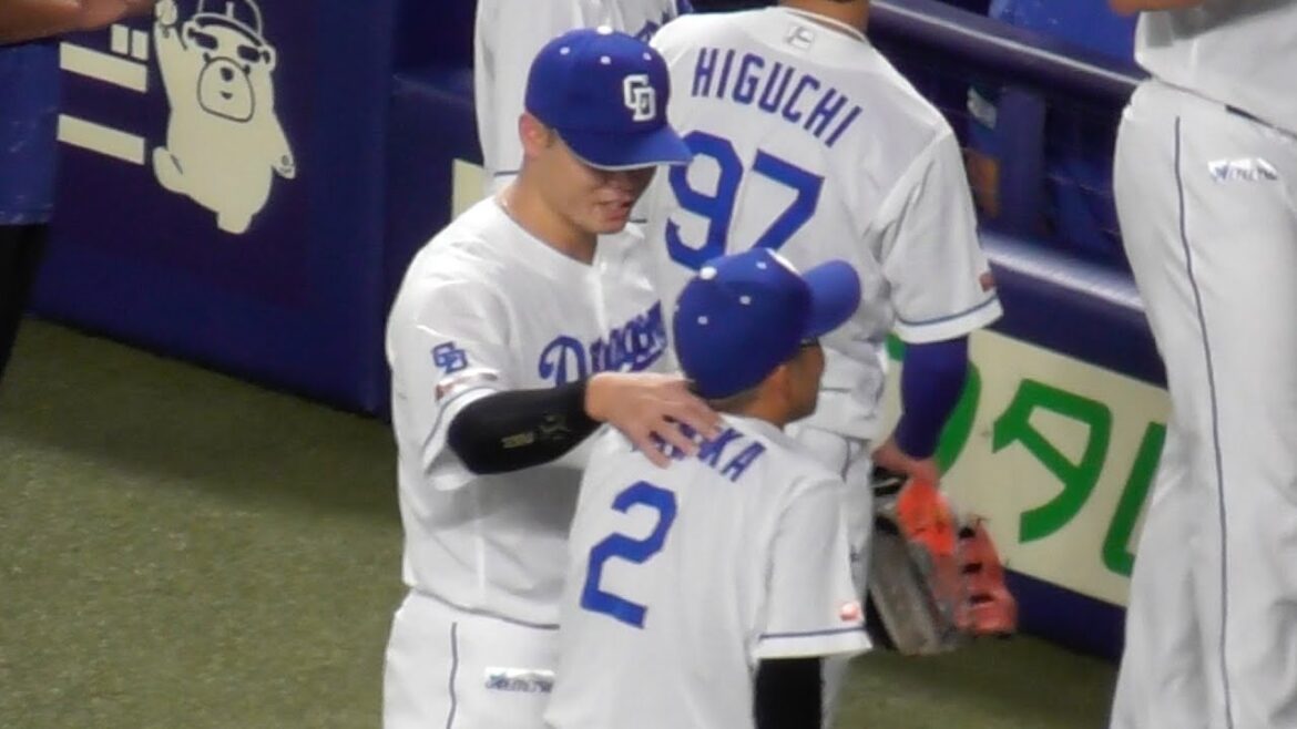 大きな細川成也と小さな田中幹也　中日ドラゴンズVS横浜DeNAベイスターズ　2025/09/17