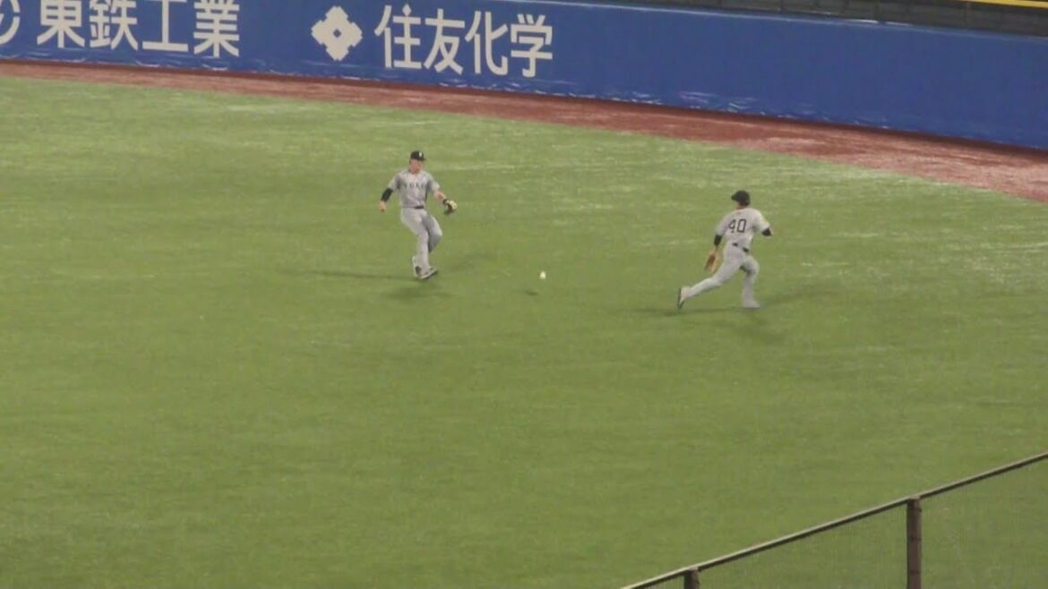 ヤクルト 長岡秀樹 ツーベースヒット　ヤクルト vs 巨人　2025年9月17日(水)　神宮球場